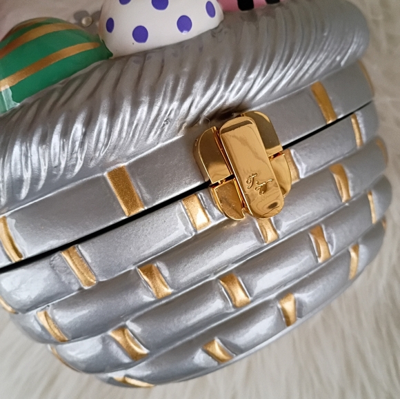 Timmy Woods Wooden Easter Egg Basket - Picture 2 of 10